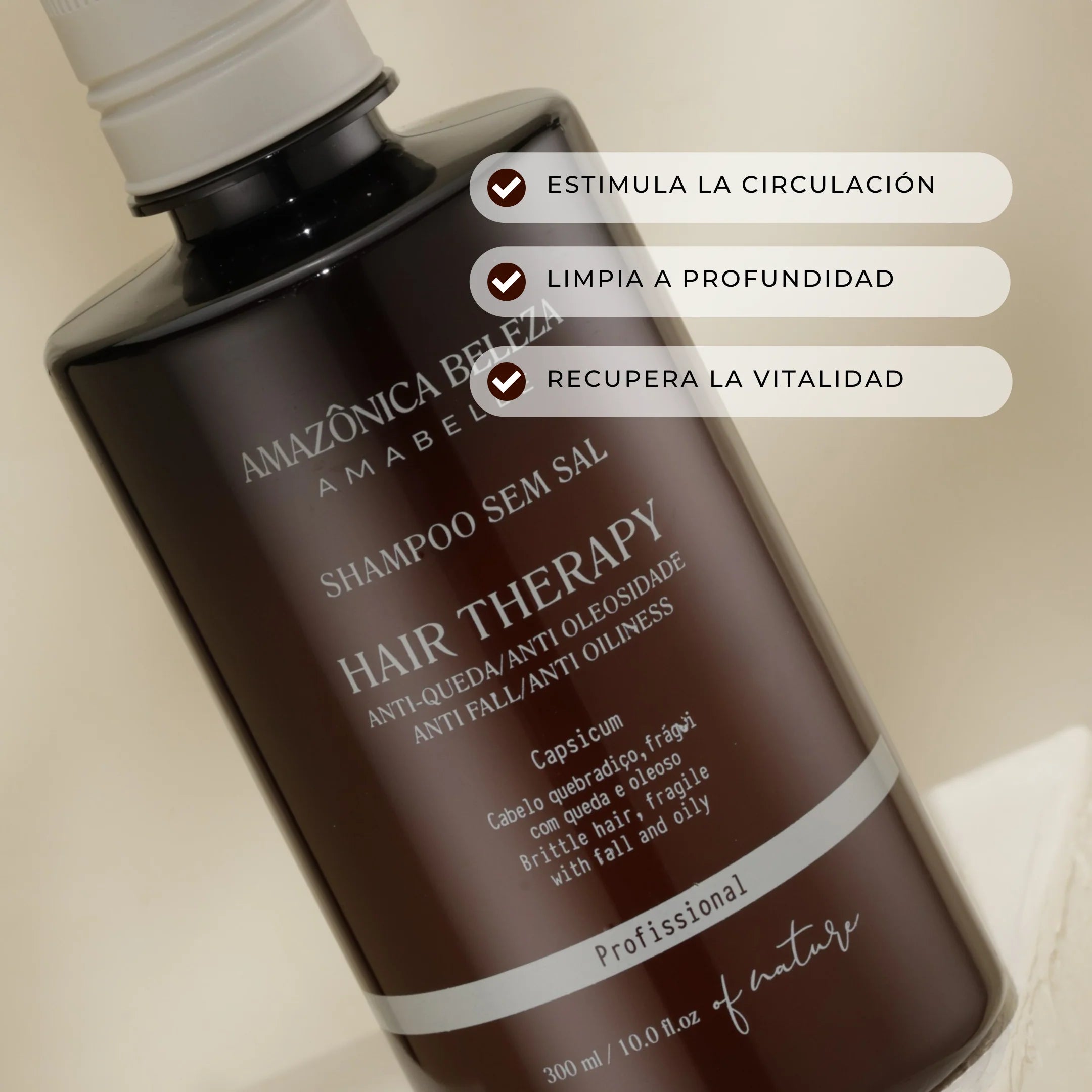 SHAMPOO HAIR THERAPY *300ML AMAZONICA BELEZA
