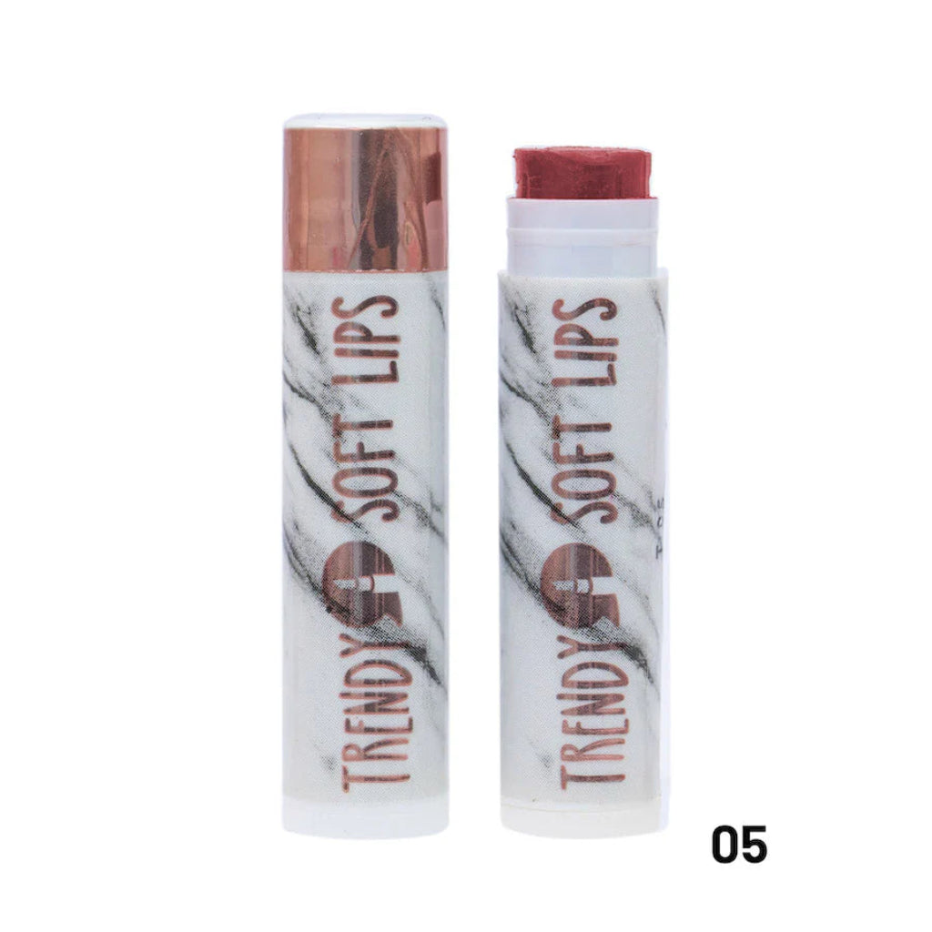 Bálsamo Labial Hidratante con Color Soft Lips Trendy