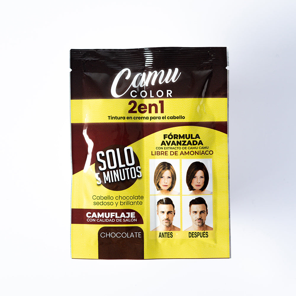 Tinte Camuflaje de Canas 5 Minutos Camu