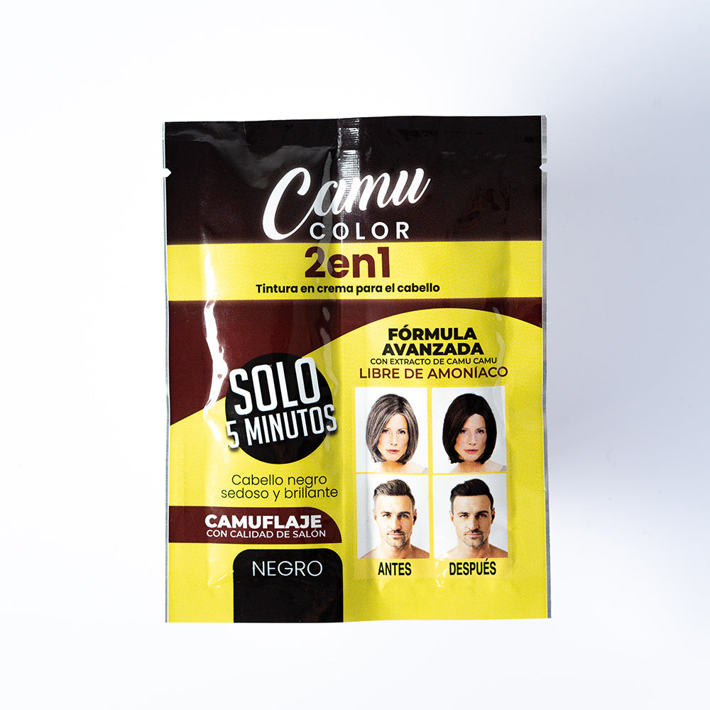 Tinte Camuflaje de Canas 5 Minutos Camu