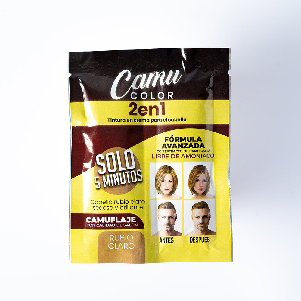 Tinte Camuflaje de Canas 5 Minutos Camu