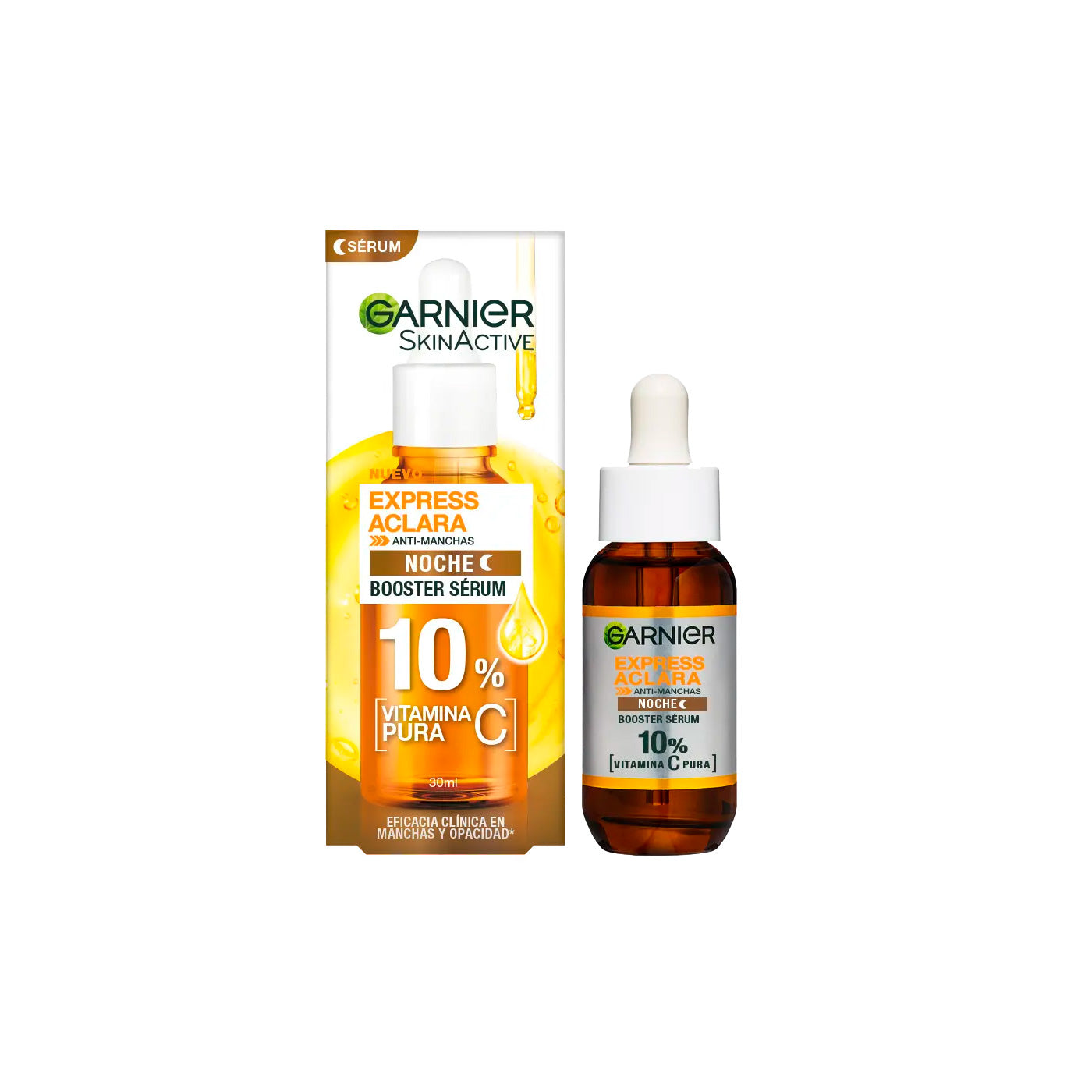 Sérum Booster Noche Anti Manchas Express Aclara 30 ml Garnier