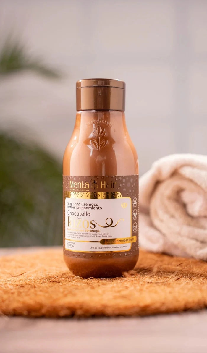 SHAMPOO CREMOSO CHOCOTELLA PARA RIZOS *550ML MENTA HAIR