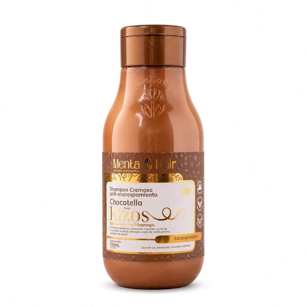 SHAMPOO CREMOSO CHOCOTELLA PARA RIZOS *550ML MENTA HAIR