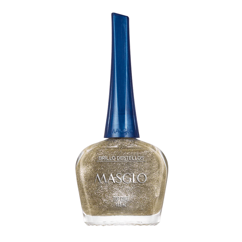 Esmalte Tradicional Brillo Particulas Destellos 13.5 ml Masglo