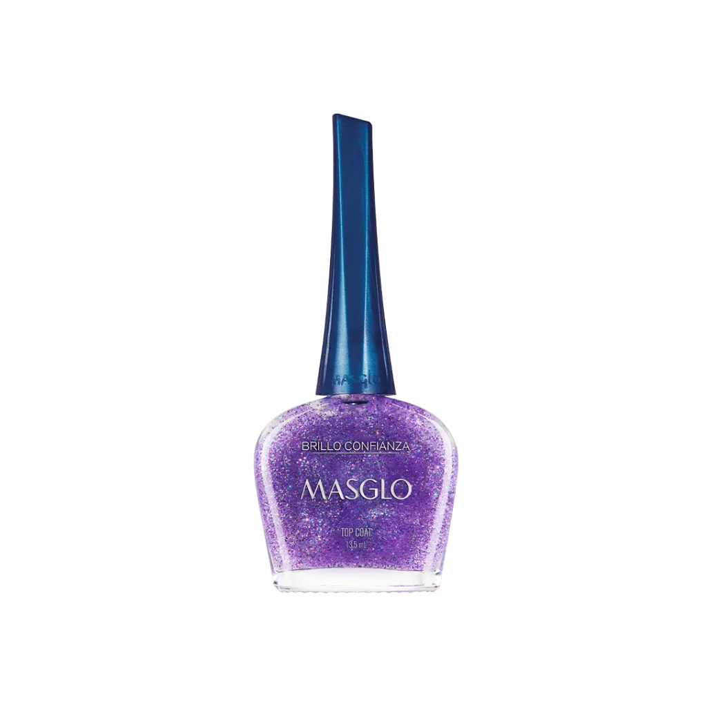 Esmalte Tradicional Brillo Particulas Confianza 13.5 ml Masglo