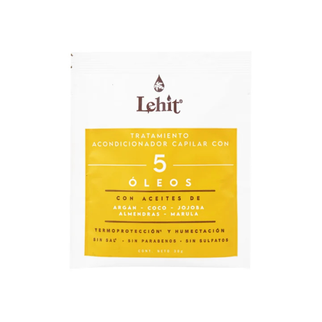 Tratamiento Cojín 5 Óleos Nutrición 30ml Lehit