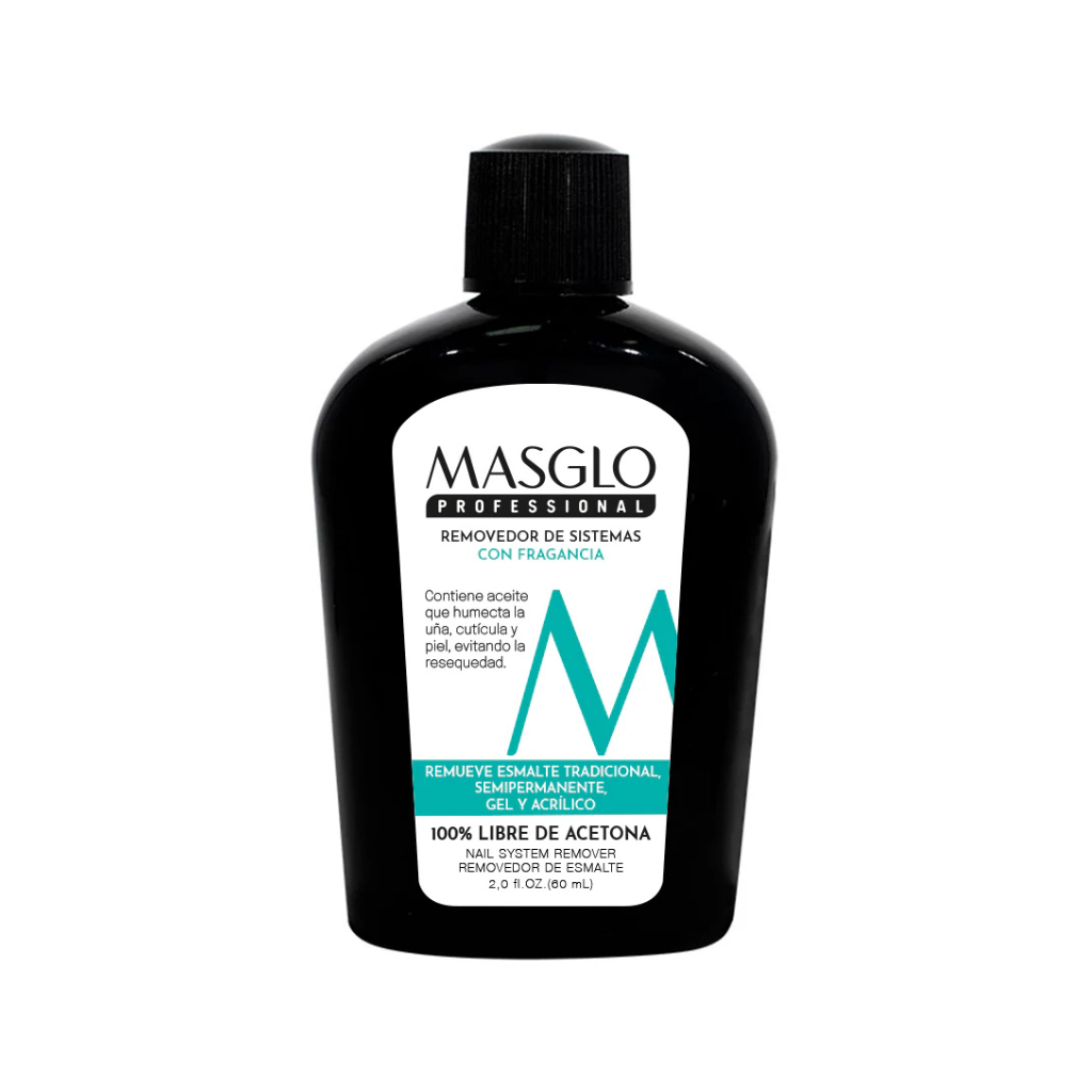 Removedor de Sistemas para Uñas con Fragancia 60 ml Masglo