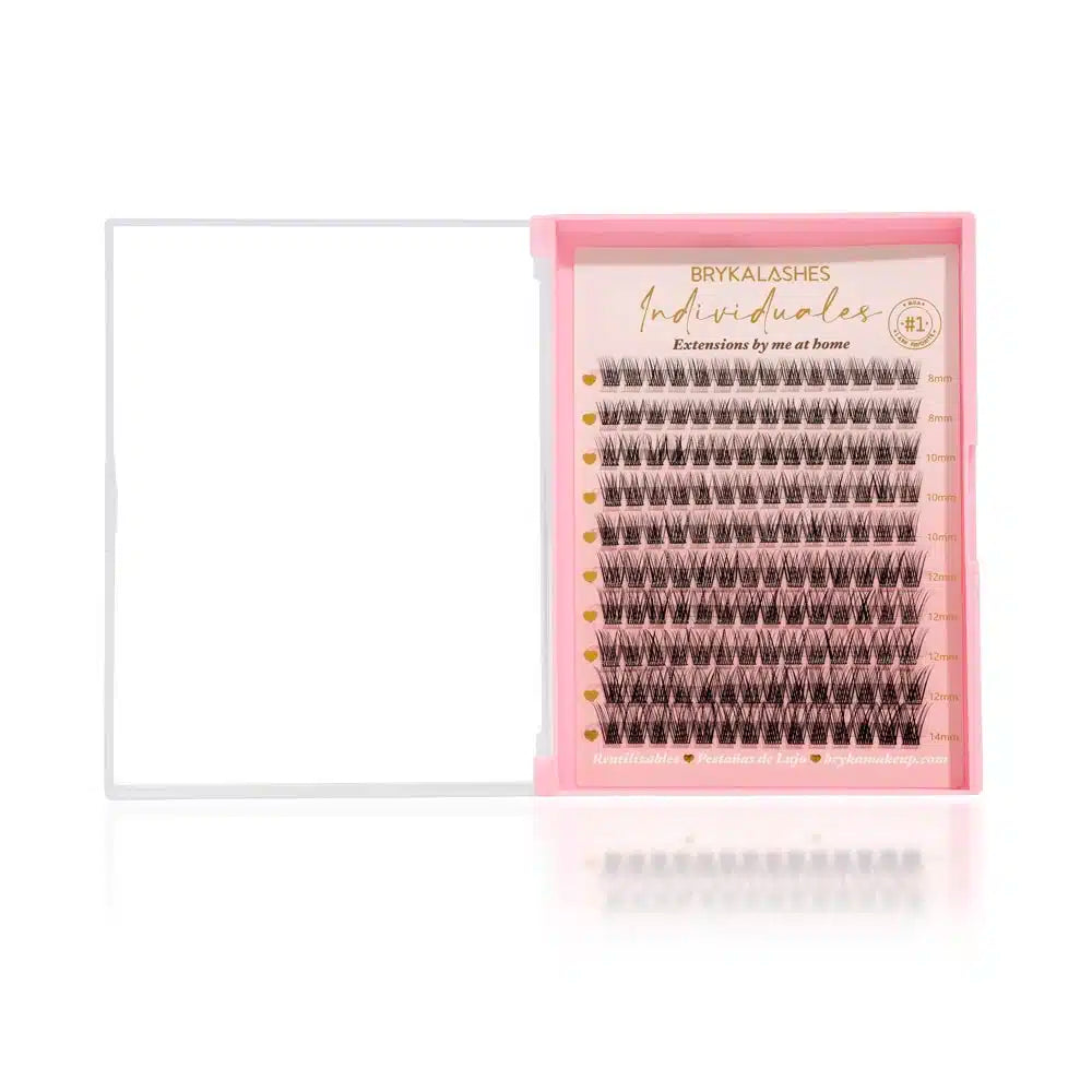 Pestañas Individuales Soft Natural 10 Líneas Bryka