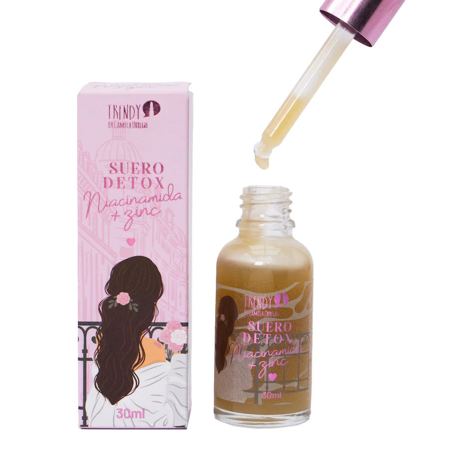 Suero Detox Niacinamida + Zinc 30 ml Trendy D0X888
