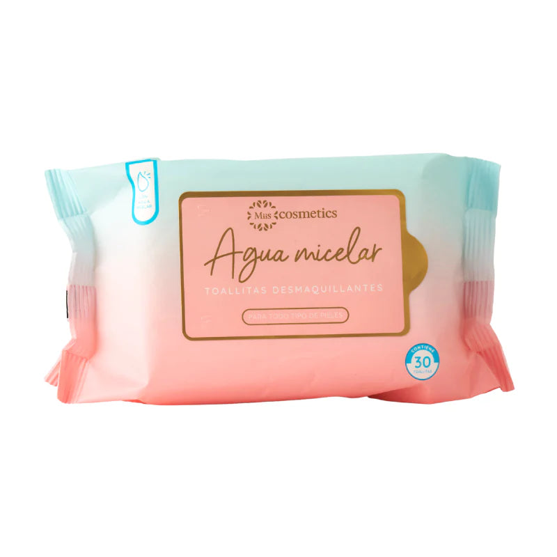 Toallitas Desmaquillantes X 30 Agua Micelar Tdd02  Miis Cosmetics