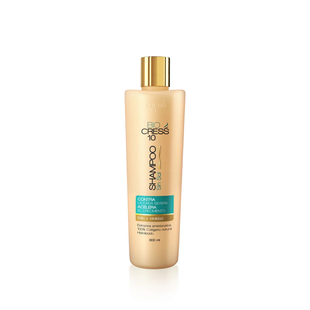 Shampoo Control Caída Fortificante 300ml Biocress 10