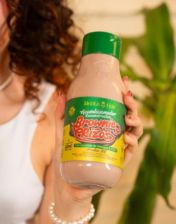 ACONDICIONADOR BROWNIE PARA RIZOS *550ML MENTA HAIR