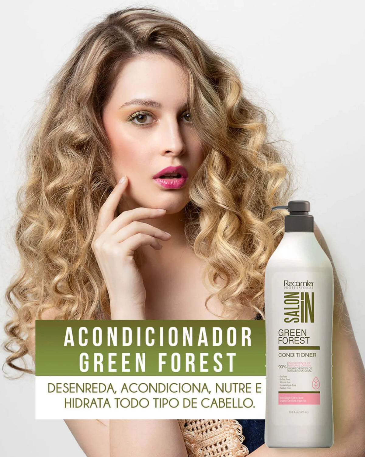 Acondicionador Green Forest Recamier para desenredo