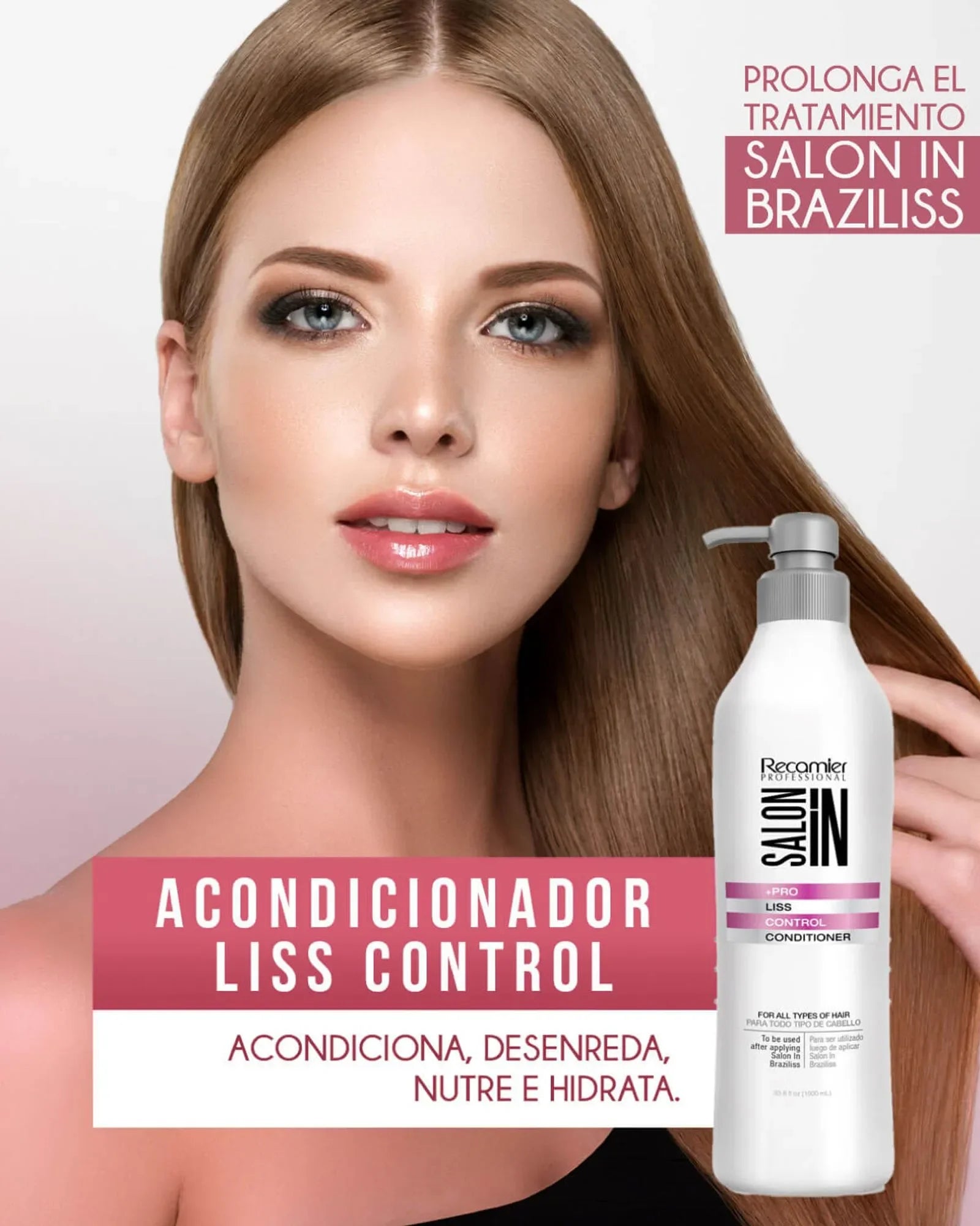 Acondicionador Liss Control Salon In Recamier 1000 ml