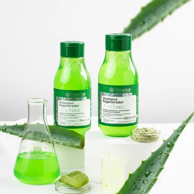 SHAMPOO REGENERADOR ALOE VERA *550ML MENTA HAIR