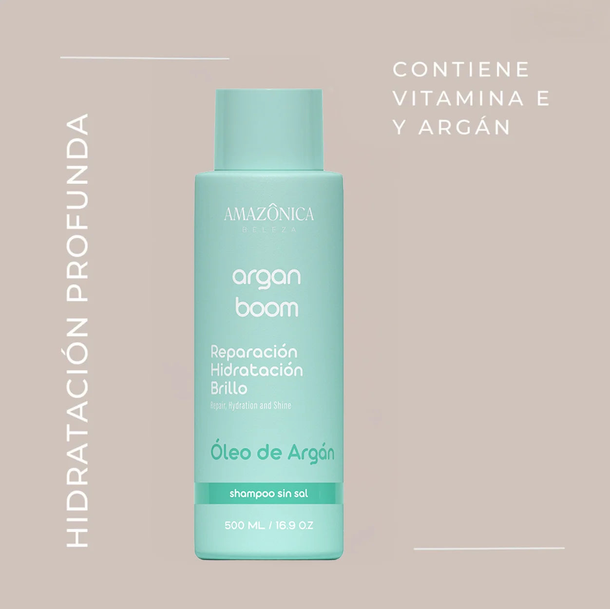 SHAMPOO ARGAN BOOM *500ML AMAZONICA BELEZA