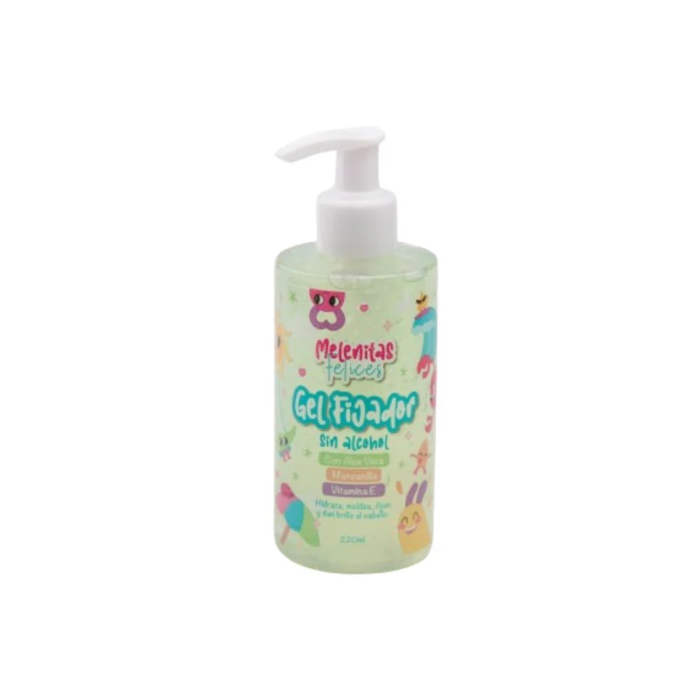 Gel Fijador Infantil Sin Alcohol Melenitas Felices