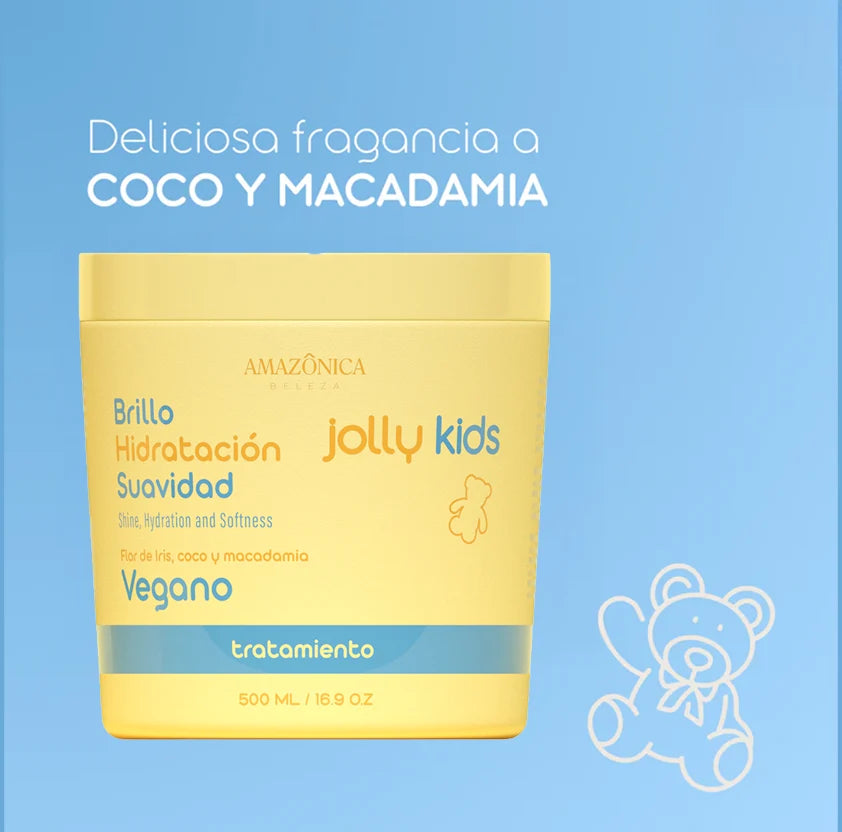 MASCARILLA JOLLY KIDS *500ML AMAZONICA BELEZA