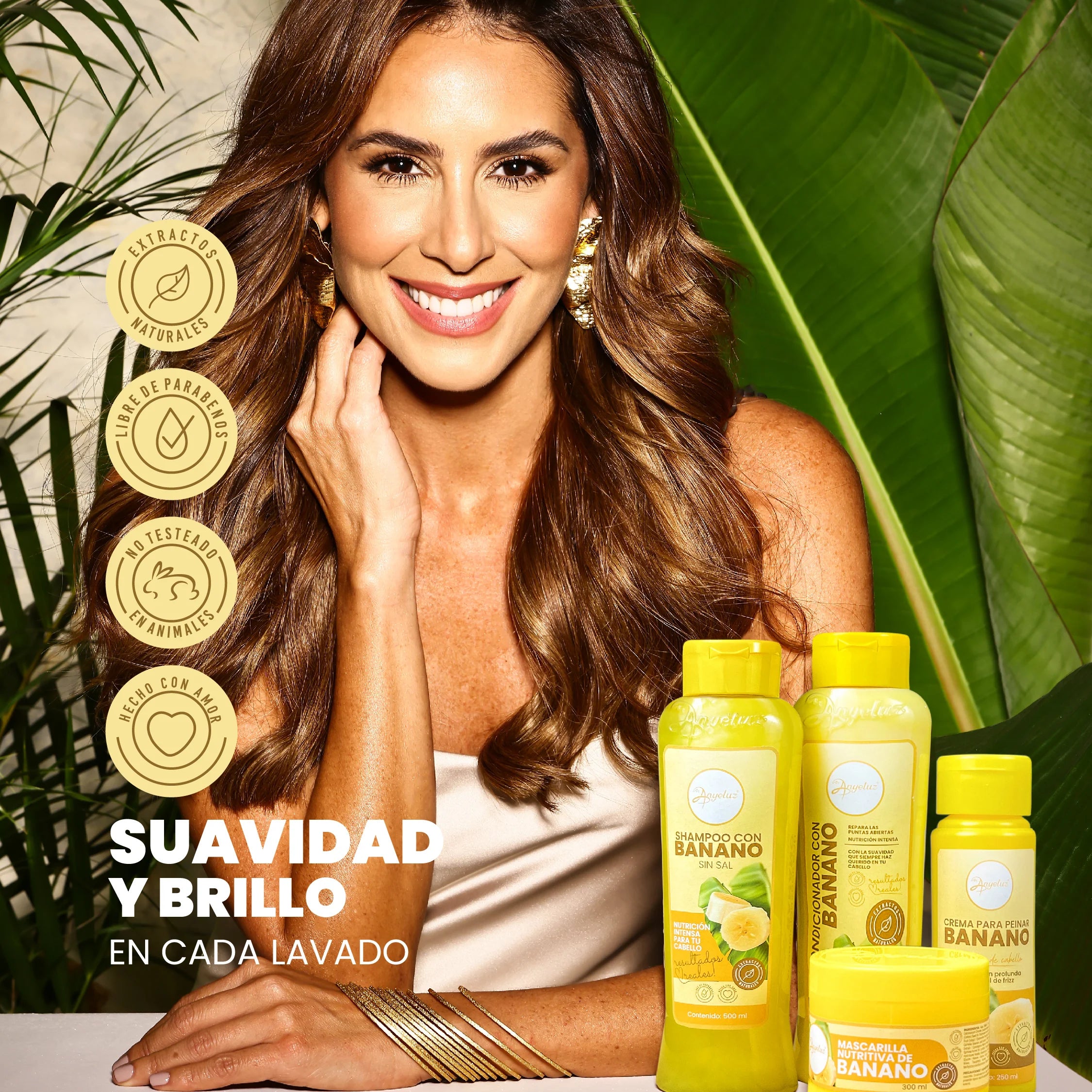 Mascarilla Nutritiva de Banano Anyeluz 300 ml