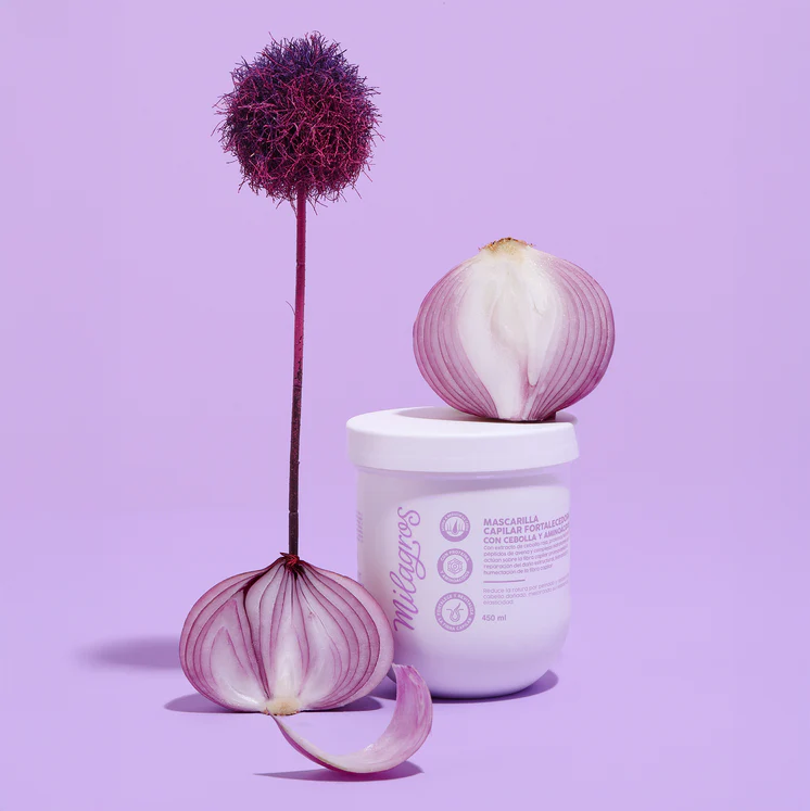 Mascarilla Reparadora Cebolla y Péptidos Milagros 450Ml
