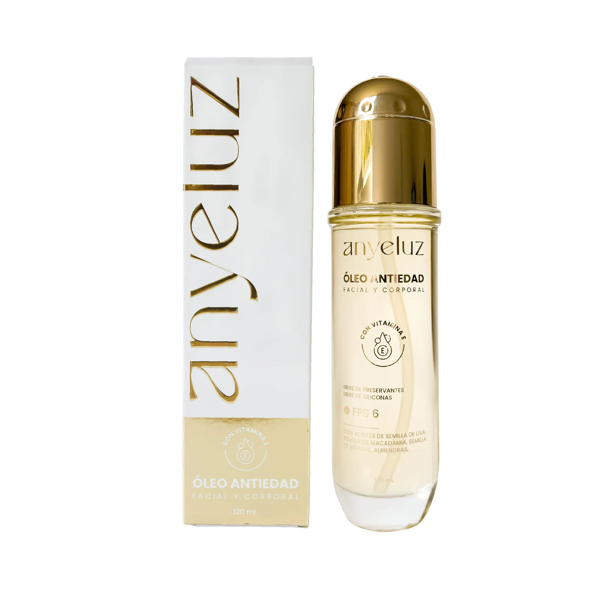 Óleo Facial Antiedad Anyeluz 120 ml