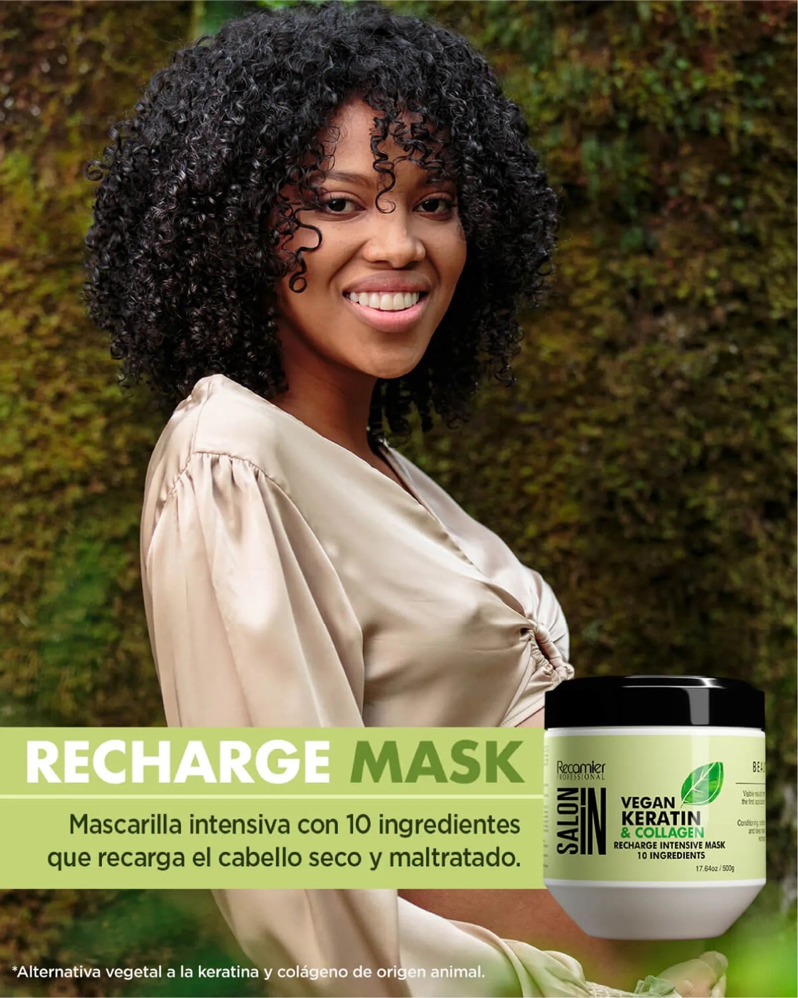 Tratamiento Intensivo Vegan Keratin Collagen Recamier 500 g