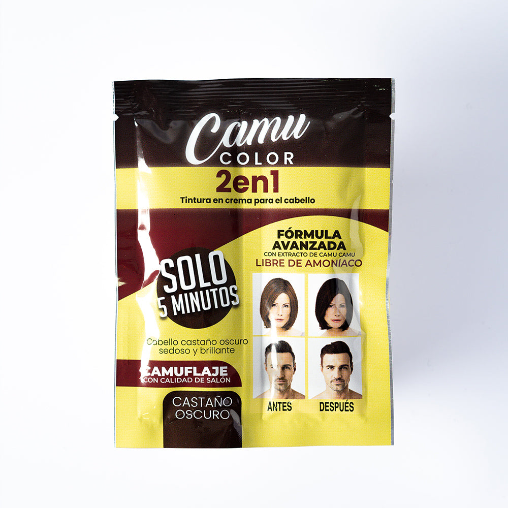 Tinte Camuflaje de Canas 5 Minutos Camu