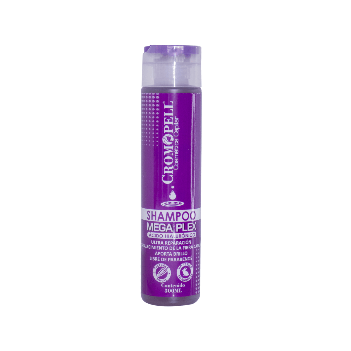 Shampoo Ácido Hialurónico Nutrición 300ml Cromopel