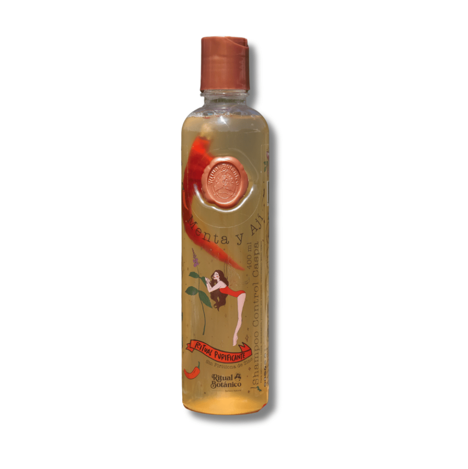 Shampoo Control Caspa Menta Y Aji Ritual Botanico X 400Ml
