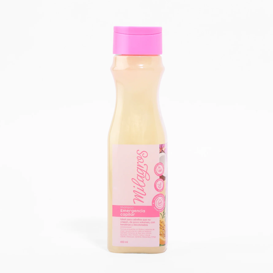 Shampoo Emergencia Capilar Milagros X 500Ml