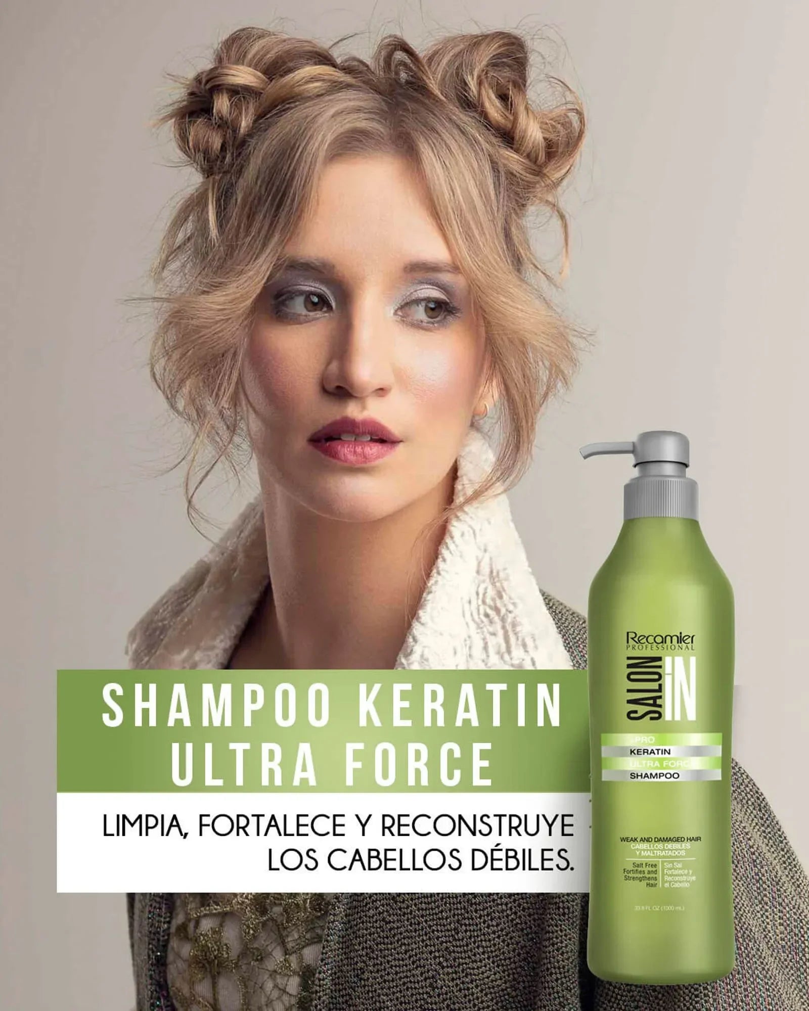 Shampoo Keratin Ultra Force Salon In Recamier 1000 ml