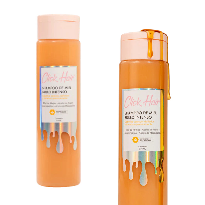 Shampoo de Miel Brillo Intenso Click Hair 300ml