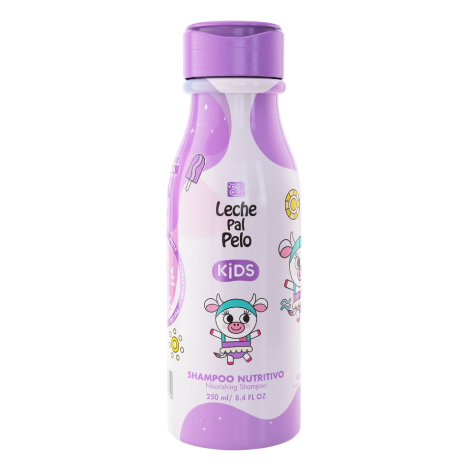 Shampoo Nutritivo Kids Leche Pal Pelo 250 ml para cabello infantil