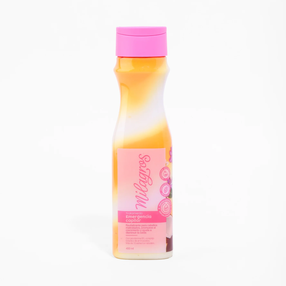 Tratamiento Emergencia Capilar Milagros X 500Ml